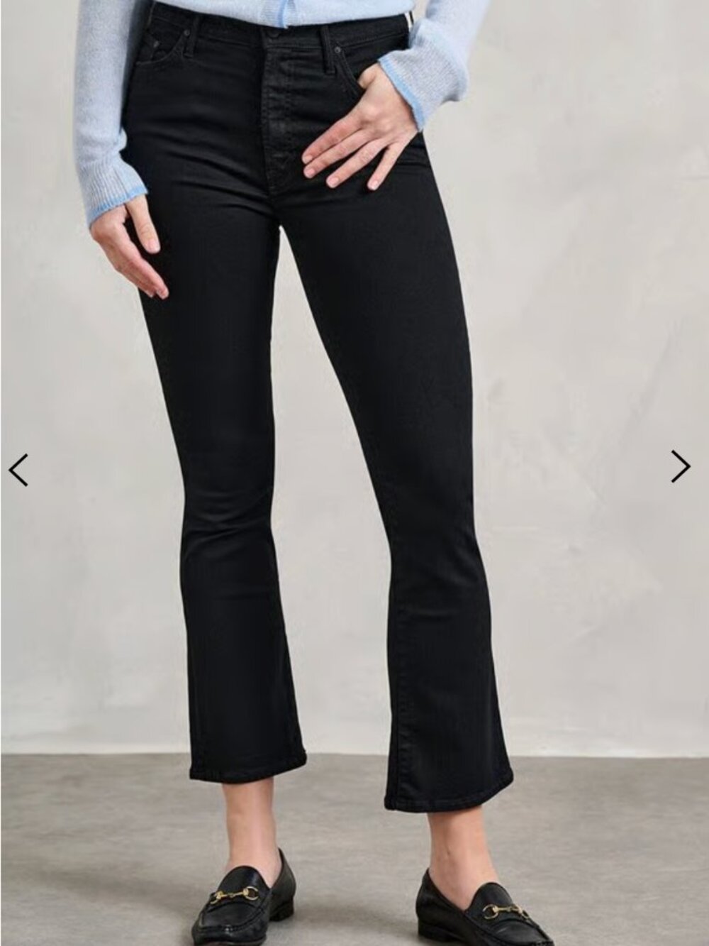 Mother The Insider Crop Jeans in Not Guilty